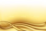 Abstract Golden Wavy Background